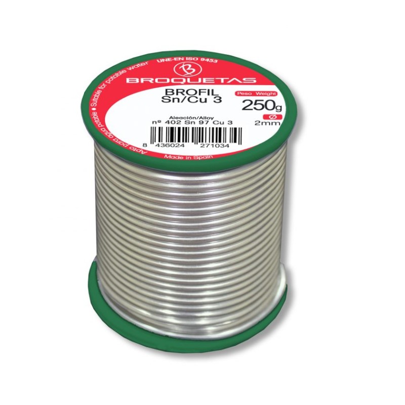 BRO ALIAJ SN/CU3 3MM 250G