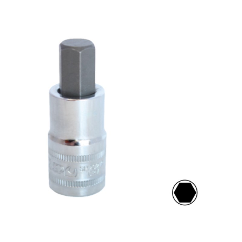 CAP CHEIE TUBULARA 1/4 CU BIT LOCAS HEX 8MM SP TOOLS
