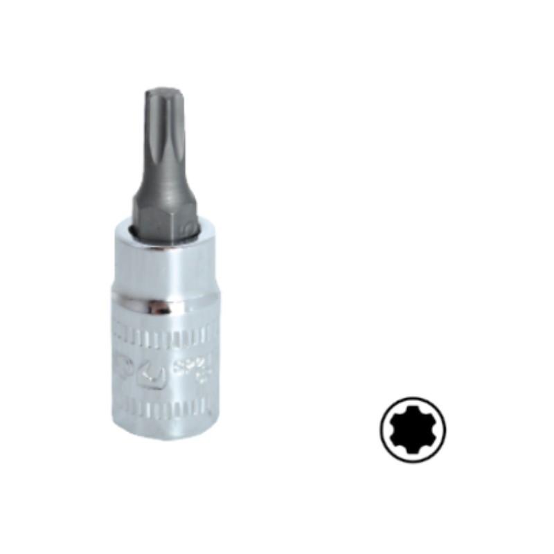 CAP CHEIE TUBULARA 1/4 CU BIT TORX TP 25 40MM SP TOOLS