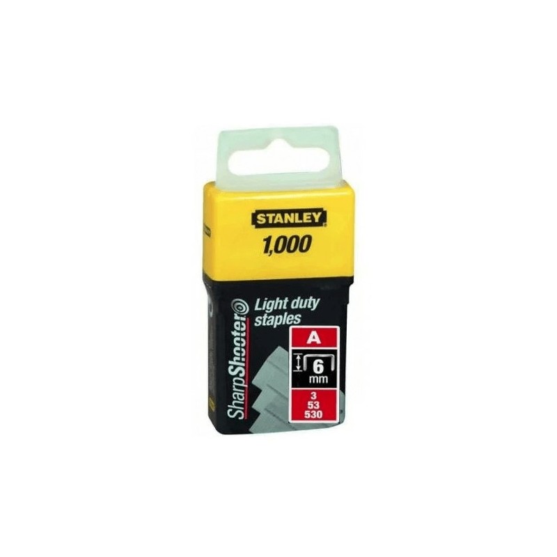CAPSE TAPITERIE TIP A 6MM(1000BUC) STANLEY