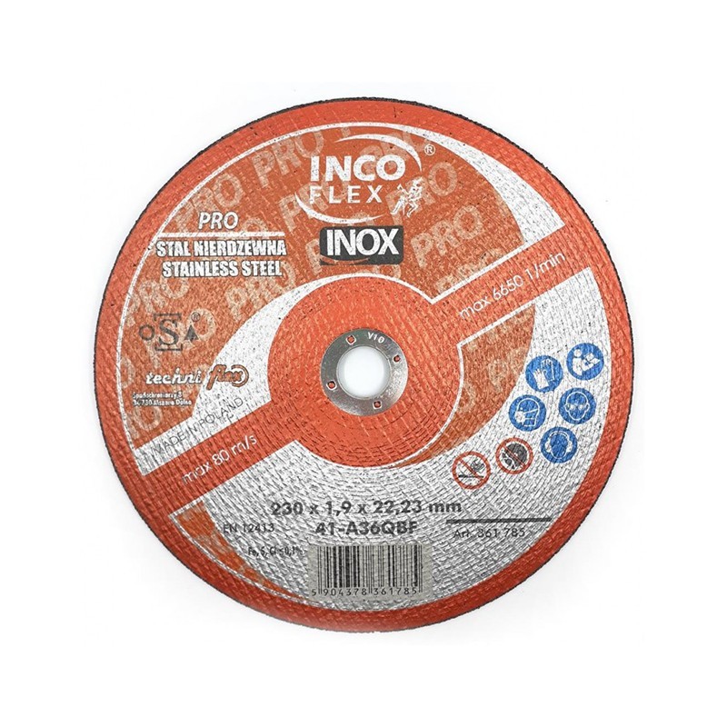 DISC DEB. INOX SPECIAL 230X1.9 INCO