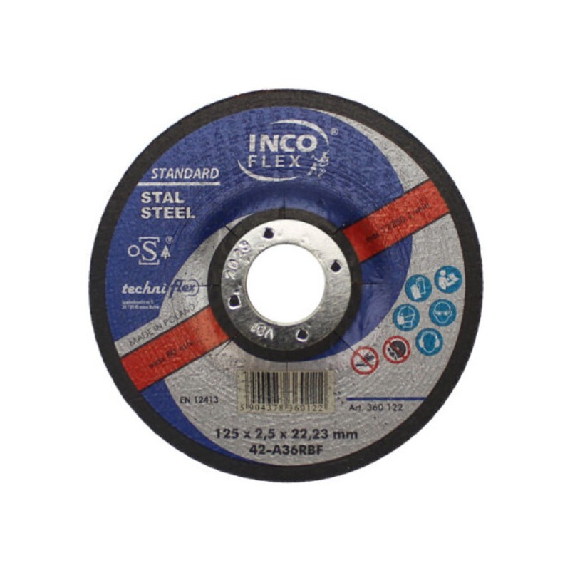 DISC DEB. MET 125X3.2 TIP 42 INCO