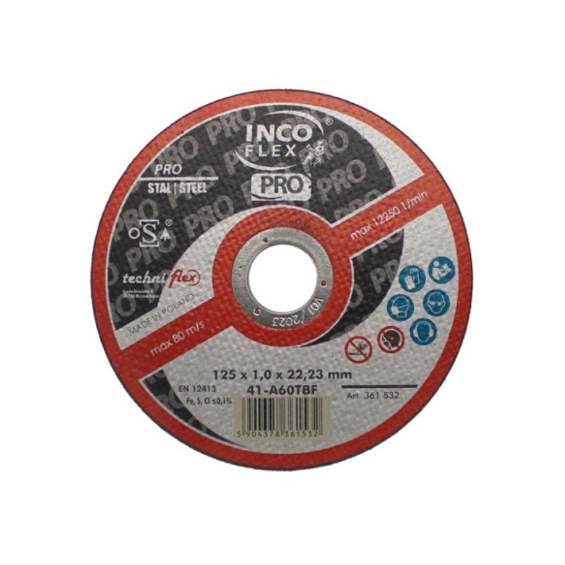 DISC DEB. MET PRO 125X1.5 INCO