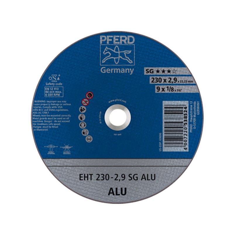DISC DEBITARE ALUMINIU 230X2.9 A24 SG PFERD
