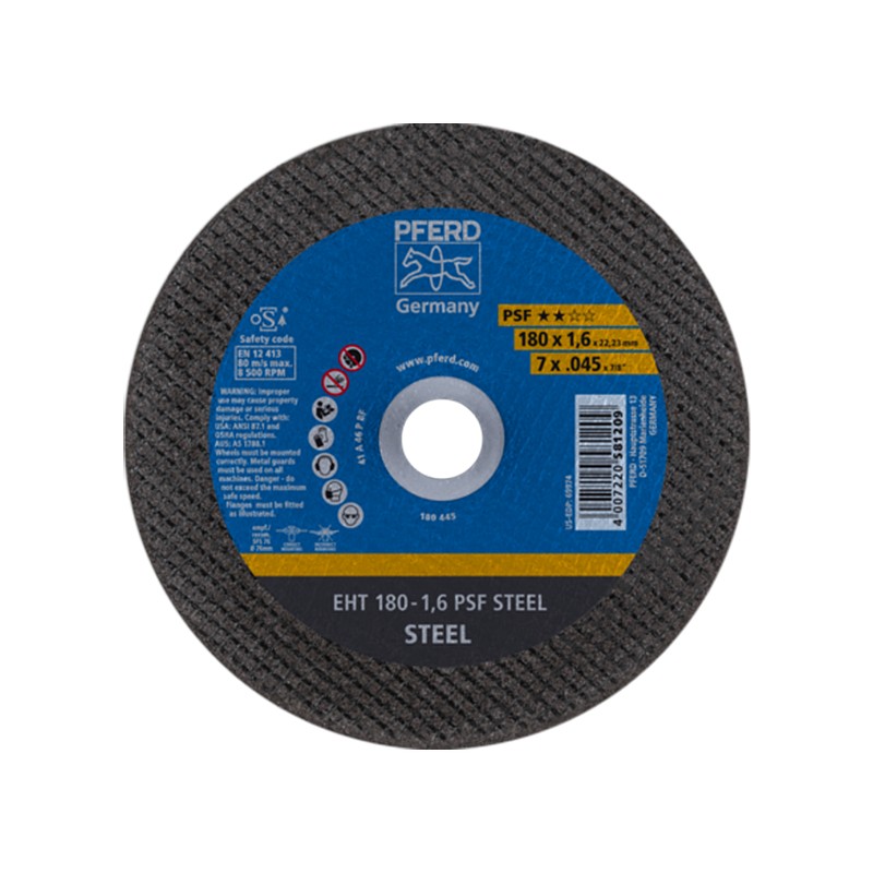 DISC DEBITARE  METAL 178X1.6 MM PSF PFERD
