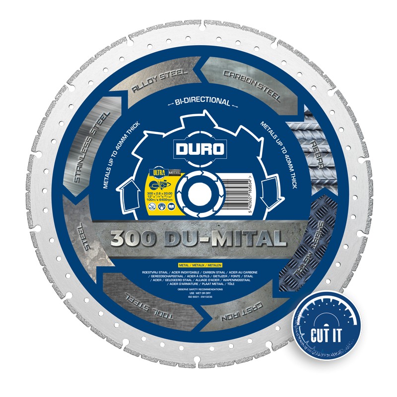DURO DU-MITAL DISC DIAMANTAT DEBITARE METAL 125