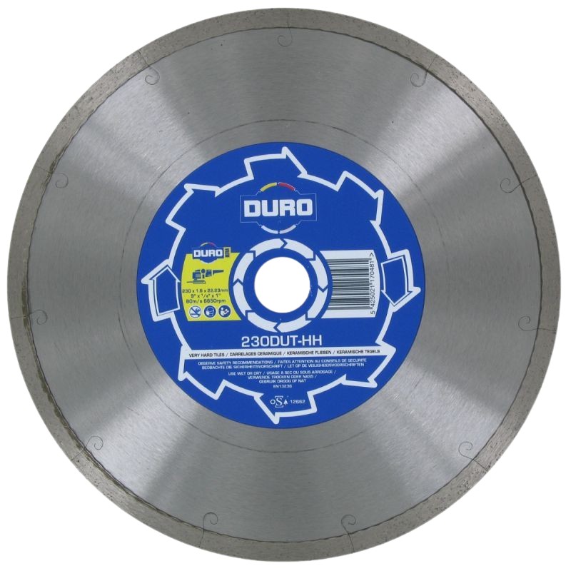 DURO DISC DIAMANTAT SEGMENTAT 230X22.2 MATERIALE DURE