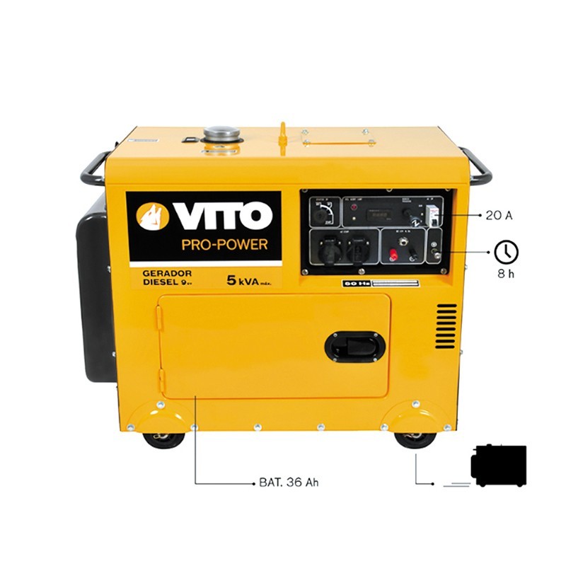 GENERATOR 5 KVA MONOFAZAT VITO