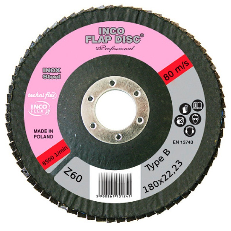 INCO DISC LAMELAR 180 GR60 ZIRCONIU PRO