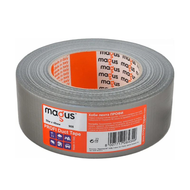 MAG BANDA ADEZIVA PROFI 50M/48MM ARGINTIE