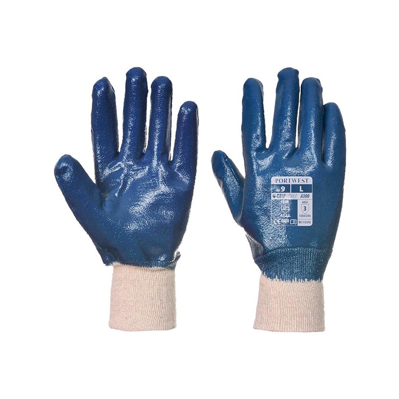 MANUSI NITRILE KNITWRIST L PORTWEST