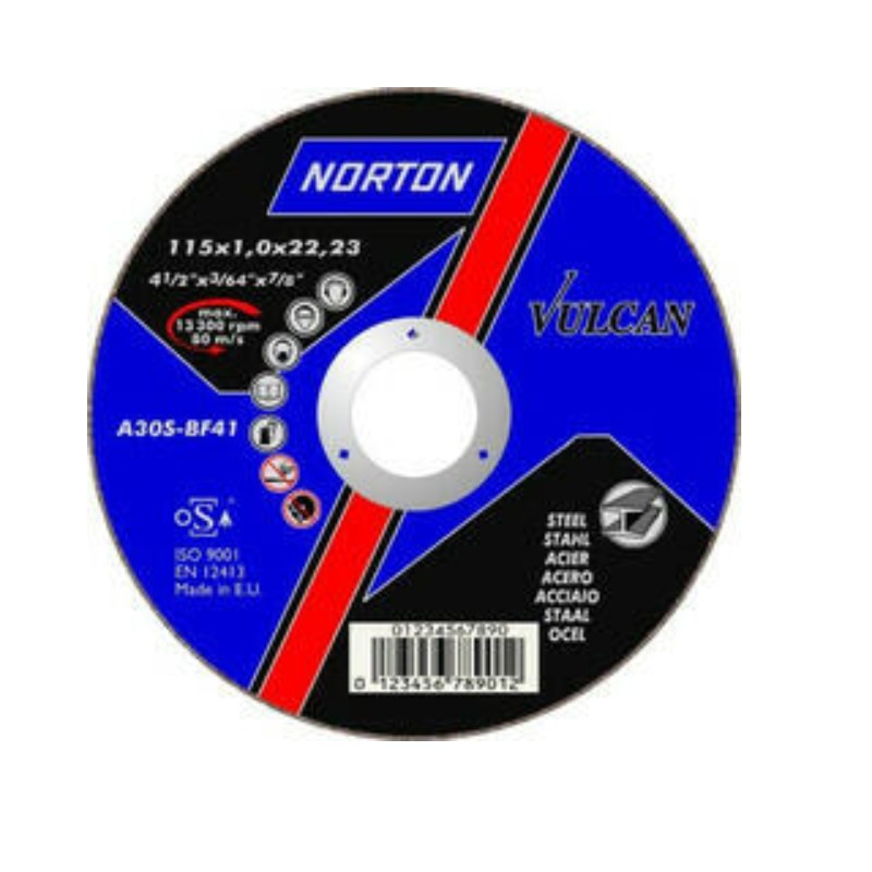 NORTON DISC DEBITARE MET/IN 180X1.6