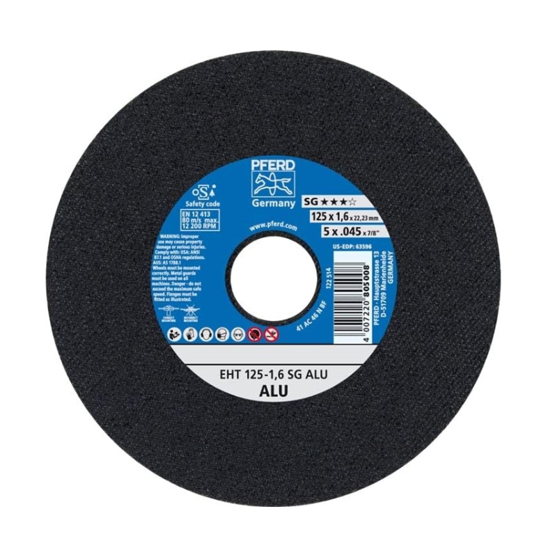 PFERD DISC DEBITARE ALUMIN 125X1.6 A46 SG