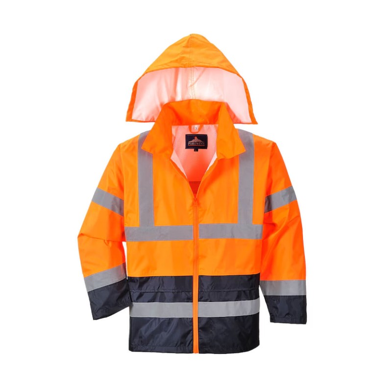 PORT JACHETA PLOAIE HI-VIS PORTOCALIU/NAVY S