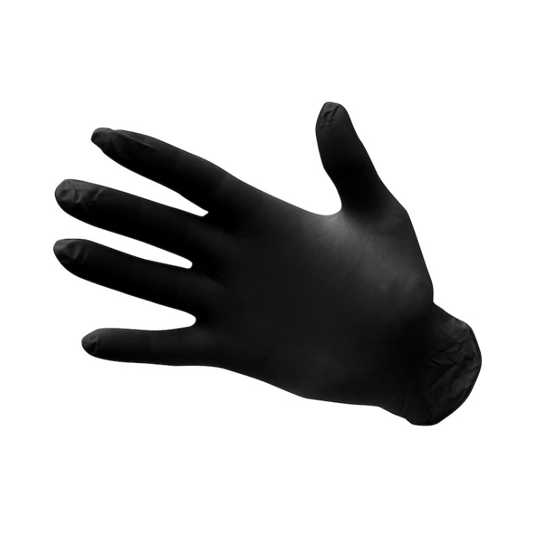PORT MANUSI NITRILE NEPUDRATE BLACK L (100 BUC)