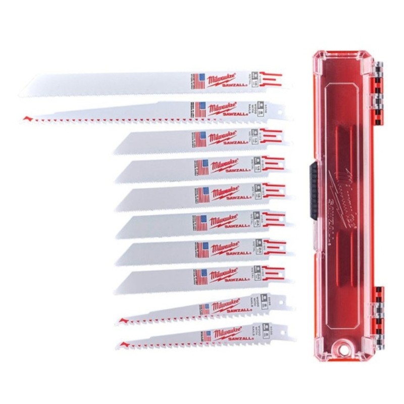 SET PANZE FERASTRAU SABIE 10BUC  MILWAUKEE