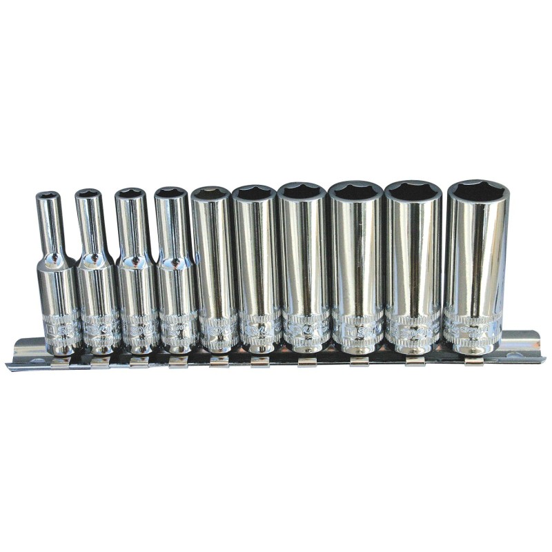 SET TUBULARE PE SINA 1/4" 6PT 10 BUC SP TOOLS