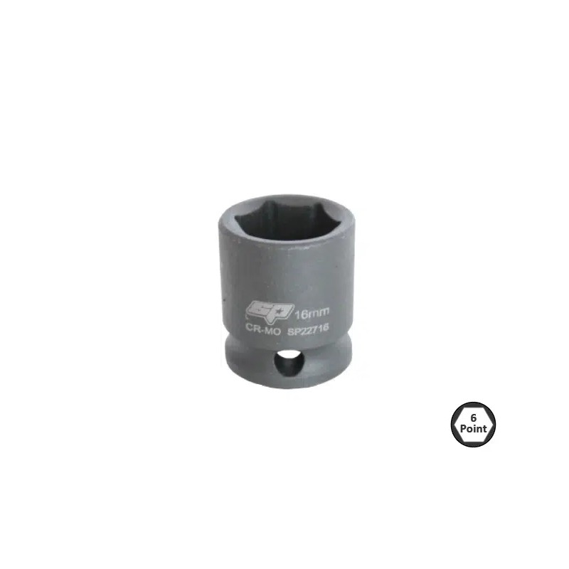 SPT TUBULARA DE IMPACT 13MM 3/8" SCURTA